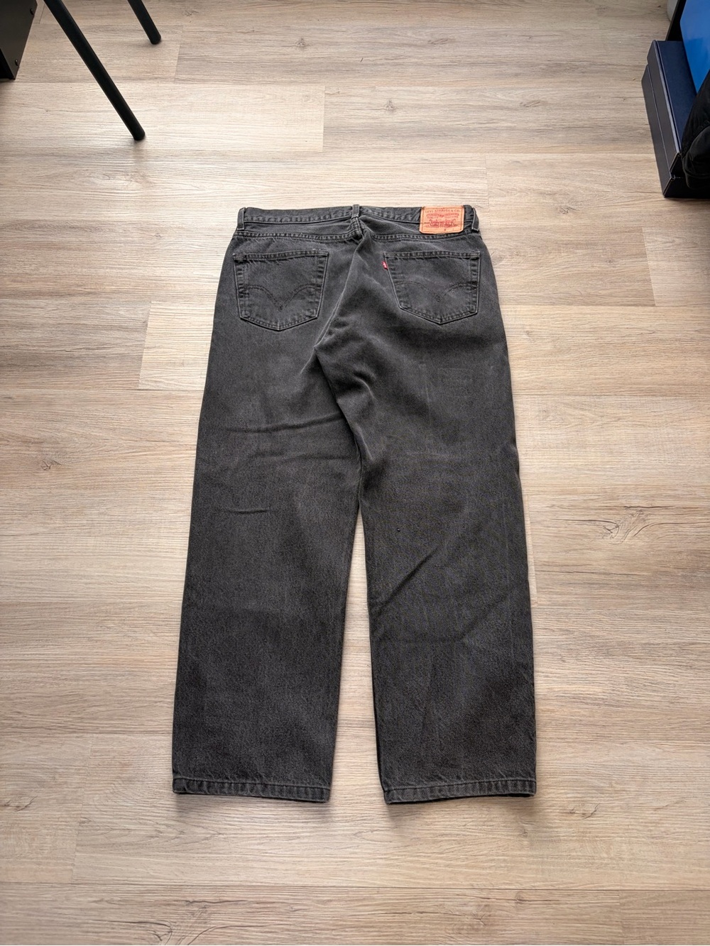 Vintage y2k black Levis relaxed loose jeans